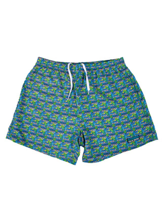 90s Retro Swim Trunk - Green