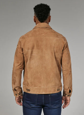 Flight Leather Jacket - Camel