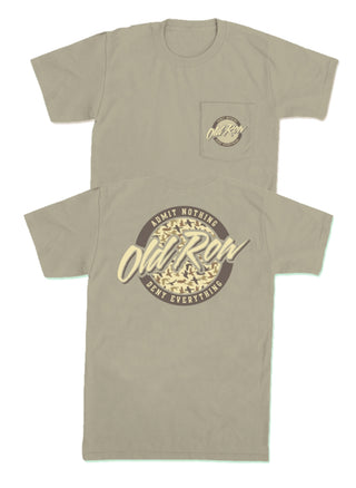 Duck Camo Circle Logo Short Sleeve T-Shirt - Sandstone