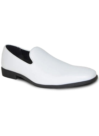 VALLO-3 Loafer Formal Tuxedo Shoes - White Matte