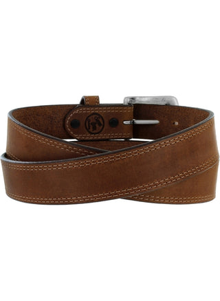 Basic Double Stitch Belt 51809 - Brown