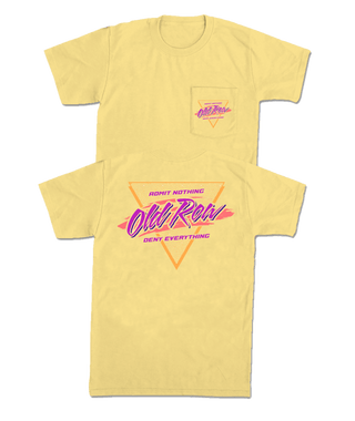 Retro Triangle 2.0 Pocket Tee - Butter