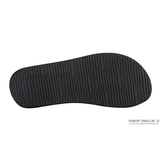 Kids Premier Leather Flip Flop - Black