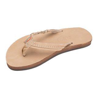 Kids Flirty Braidy Flip Flop Sierra Brown