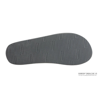 Mens Single Layer Grey Rubber Top Black 1"